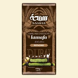 Samha dunkle Dubai-Kamelmilchschokolade