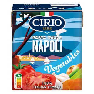 Pasta Sugo Napoli with vegetables