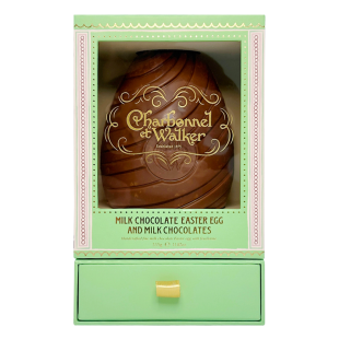 Milchschokoladenei mit Pralinen