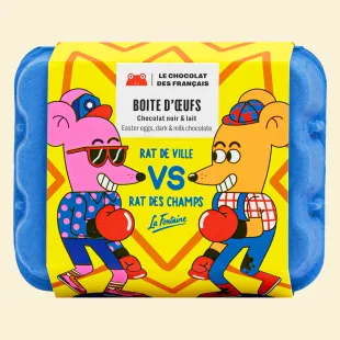 Chocolate Eggs Milk and Dark Chocolate