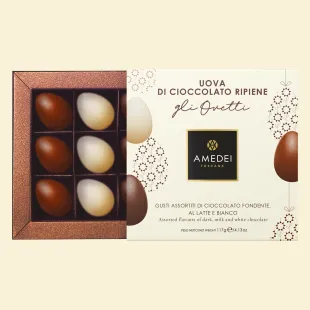 Gefüllte Schokoladeneier 