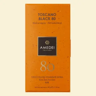 "Toscano Black" - Zartbitterschokolade 80%
