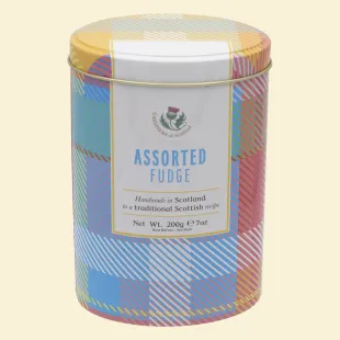 Assorted Fudge Tartan Tin