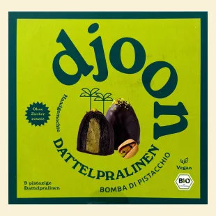 Bio-Dattelpralinen Pistazie