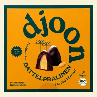 Bio-Dattelpralinen gesalzene Erdnüsse