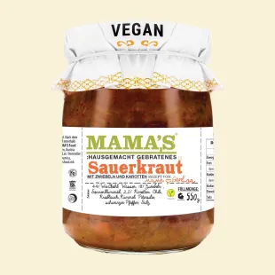 Gebratenes Sauerkraut