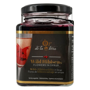 Wilde Hibiskusblüten in Sirup