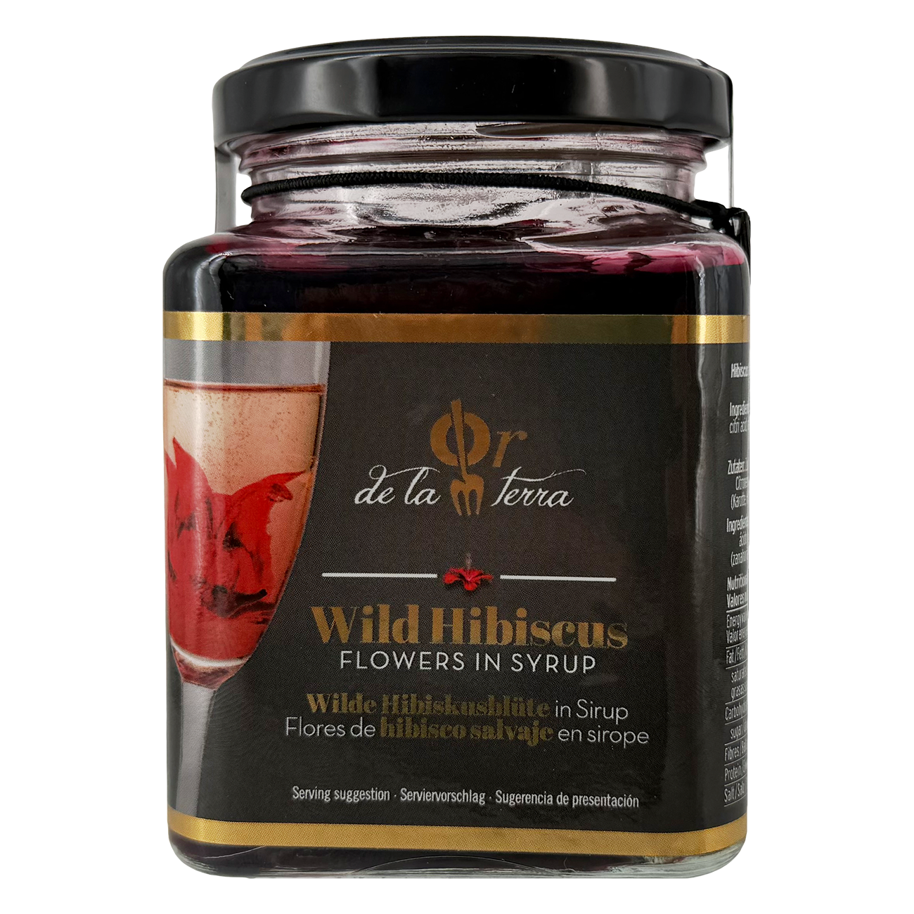 Wilde Hibiskusblüten in Sirup